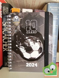2024-es B6 spirálozott heti tervező - Football (új)