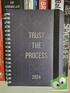 2024-es B6 spirálozott heti tervező - Trust the Process (új)