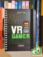 2024-es B6 spirálozott heti tervező - VR Gamer (új)