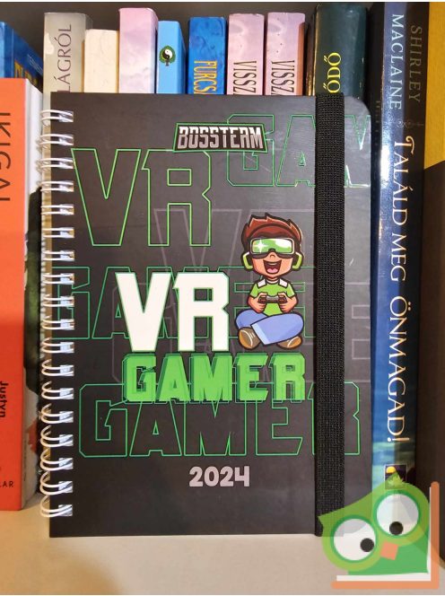 2024-es B6 spirálozott heti tervező - VR Gamer (új)