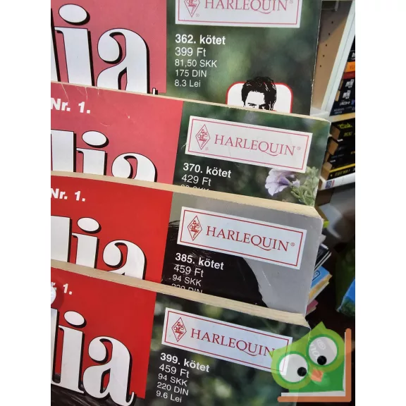 4 db-os Júlia füzet (362, 370, 385, 399)