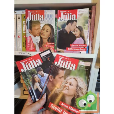 4 db-os Júlia füzet (431, 437, 405, 213)