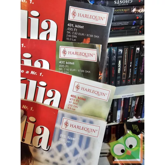 4 db-os Júlia füzet (431, 437, 405, 213)