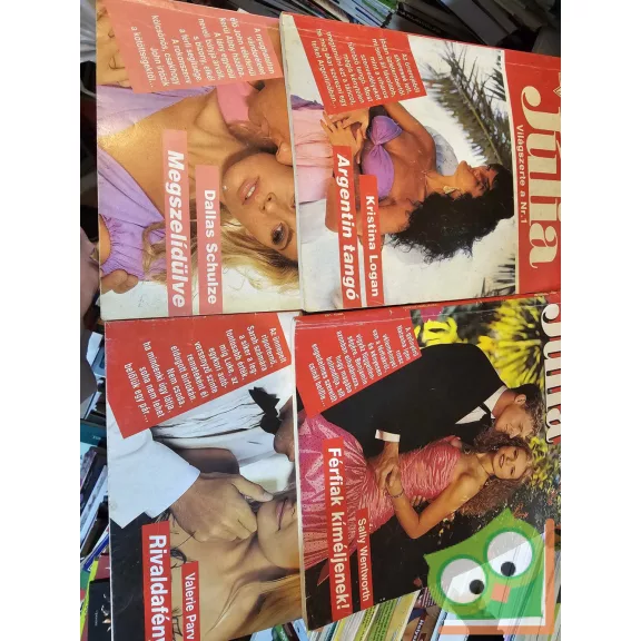 4 db-os Júlia füzet (78, 83, 219, 221)