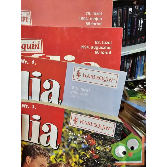 4 db-os Júlia füzet (78, 83, 219, 221)