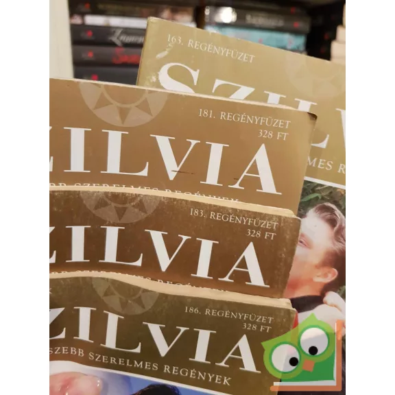 4 db-os Szilvia füzet (163, 181, 183, 186)