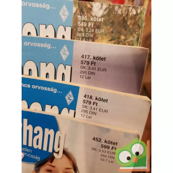 4 db-os Szívhang füzet (395, 417, 418, 452)