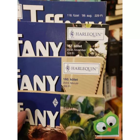 4 db-os Tiffany: Érzéki! füzet (118, 157, 160, 250)
