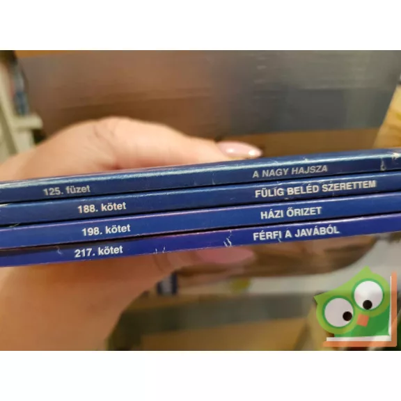 4 db-os Tiffany: Érzéki! füzet (125, 188, 198, 217)