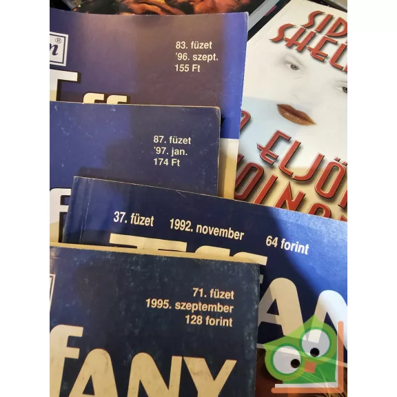 4 db-os Tiffany: Érzéki! füzet (83, 87, 37, 71)