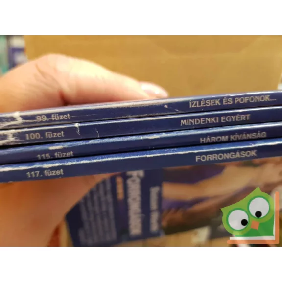 4 db-os Tiffany: Érzéki! füzet (99, 100, 115, 117)