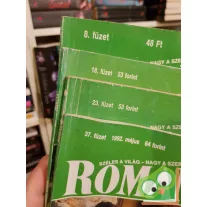 4 db-os Romana füzet (8, 18, 23, 37)