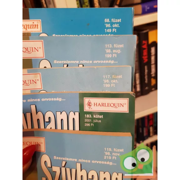 5 db-os Szívhang füzet (68.,113.,117.,119.,183.)