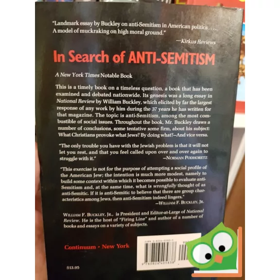William F. Buckley: In Search of Anti-Semitism 