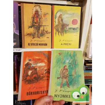 J. F. Cooper könyvcsomag 4db könyv
