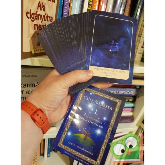 Kereszty András György: Csillagkártya - Égi válaszok, földi kérdések (Sorselemző jóskártya 1) (Könyv + kártya diszdobozban) (Ritka)