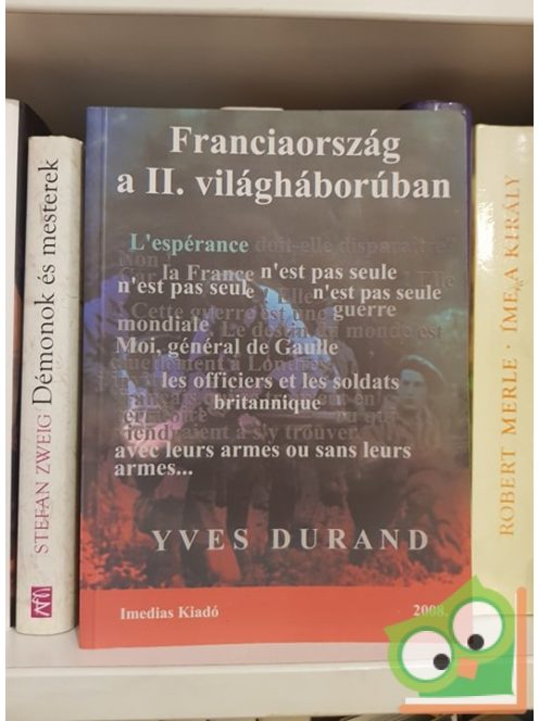 Yves Durand: Franciaország a második világháborúban