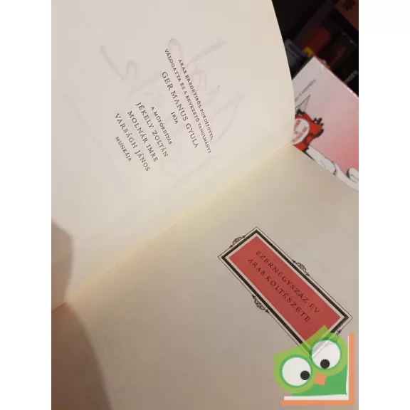 Germanus Gyula: Arab költők