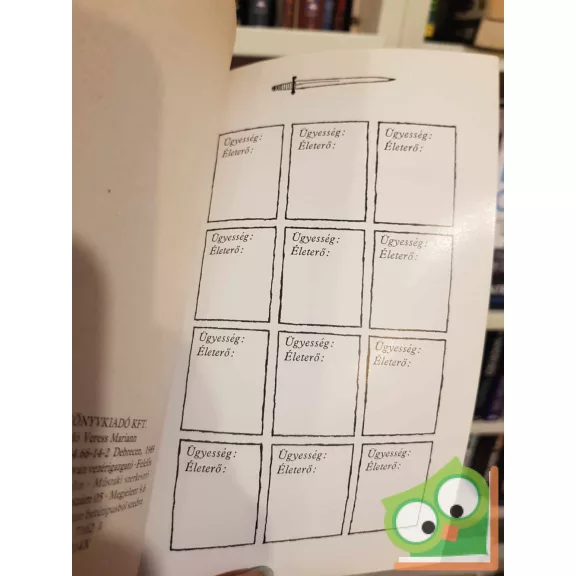 Ian Livingstone: A Gyíkkirály Szigete - gyűjtői állapot (KJK - Kaland, játék, kockázat)