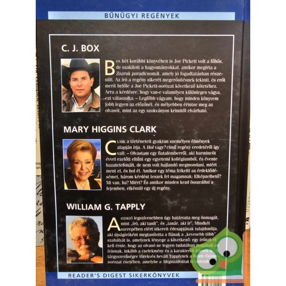 Reader's Digest Sikerkönyvek - bűnügyi regények (2012) (újszerű)