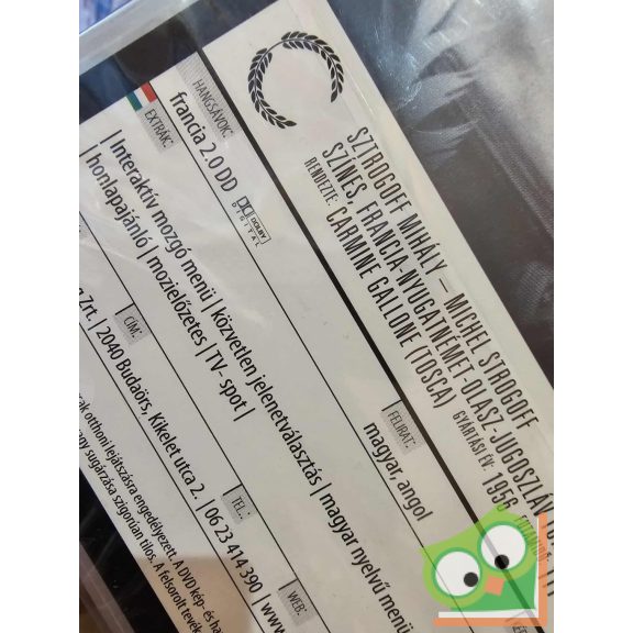 Sztrogoff Mihály (DVD) (fóliás)