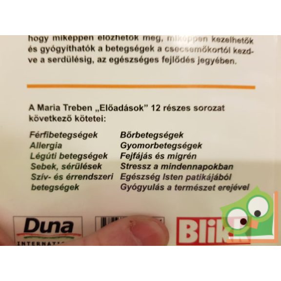 Maria Treben: Férfi betegségek (Blikk)