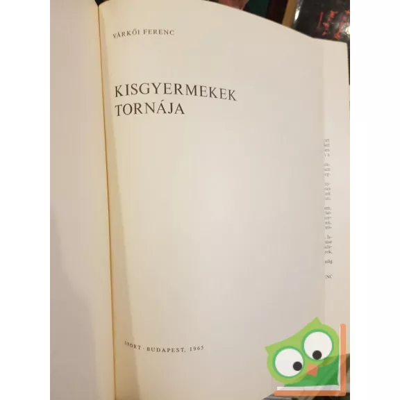 Várkői Ferenc: Kisgyermekek tornája