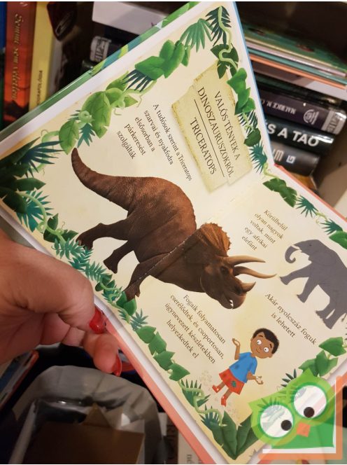 Cressida Cowell: A Triceratops nyomában (A Lombházi ikrek kalandjai 8.)(Happy Meal readers)