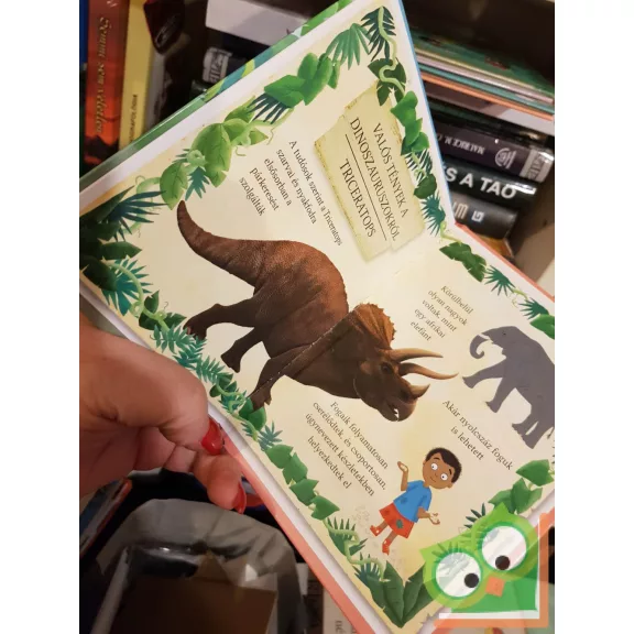Cressida Cowell: A Triceratops nyomában (A Lombházi ikrek kalandjai 8.)(Happy Meal readers)