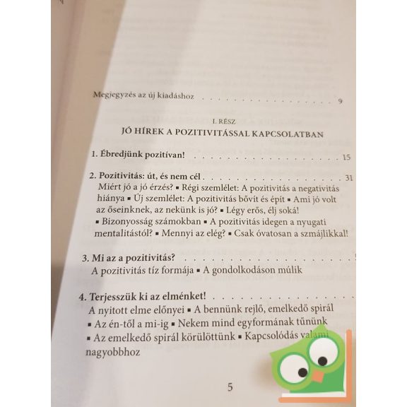 Barbara Fredrickson: A pozitív érzelmek hatalma (nagyon ritka)