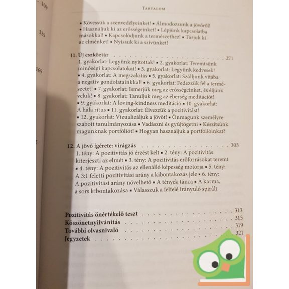 Barbara Fredrickson: A pozitív érzelmek hatalma (nagyon ritka)
