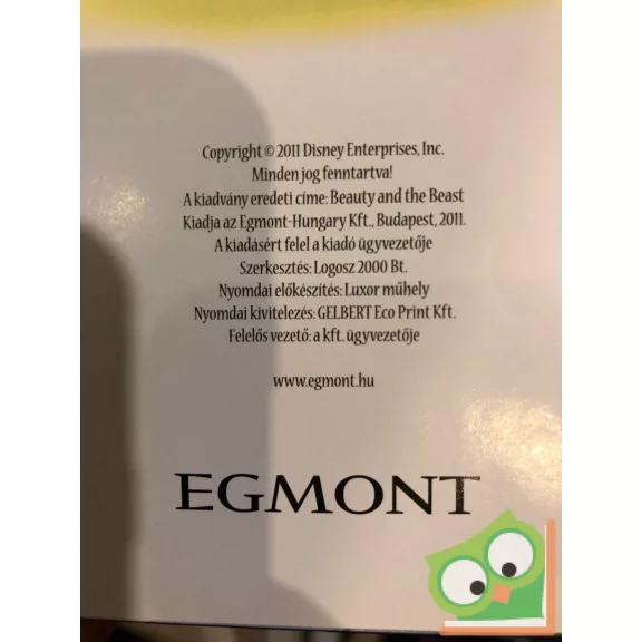 Walt ​Disney – A Szépség és a Szörnyeteg