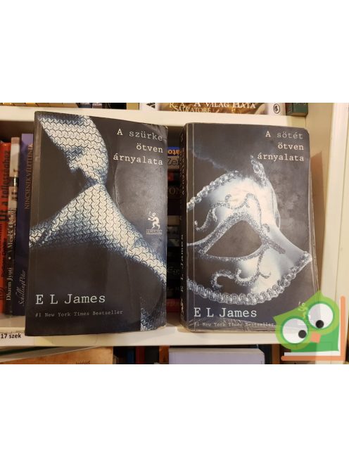 E. L. James: A szürke 50 árnyalata 3 kötet + Grey