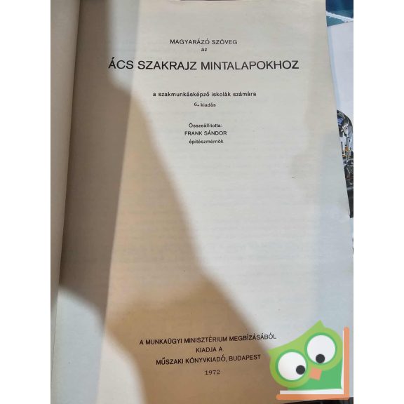 Frank Sándor: Ács szakrajz mintalapok