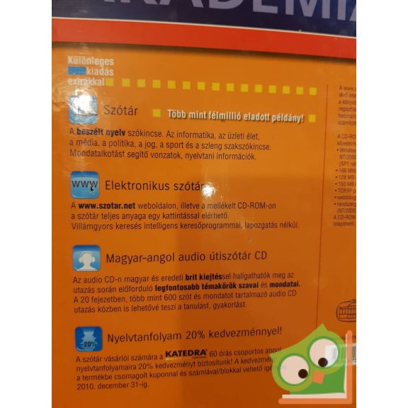 Országh László, Magay Tamás, Futász Dezső, Kövecses Zoltán: Angol-magyar kéziszótár (különleges kiadás extrákkal)