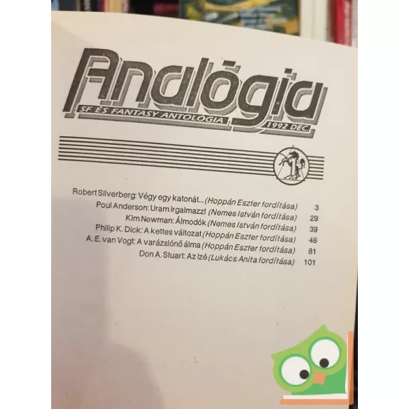 Gáspár András (szerk.), Novák Csanád (szerk.): Analógia (Analógia 1., 2.)
