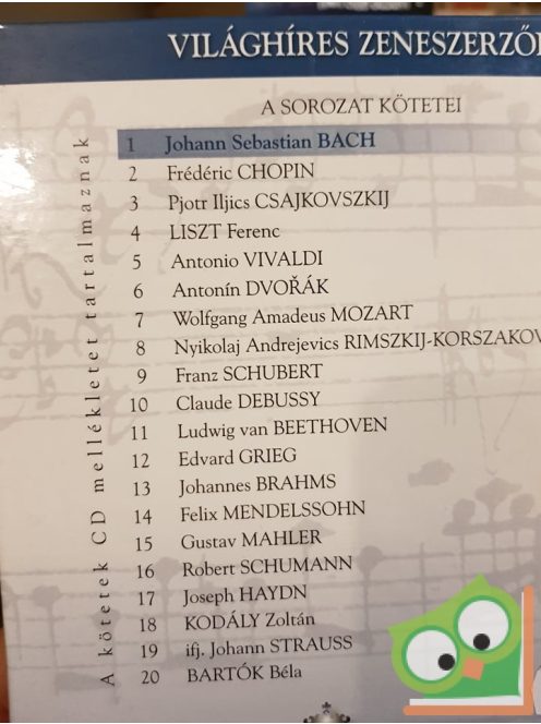 Antonín Dvořák (Világhíres zeneszerzők 6. CD-melléklettel)