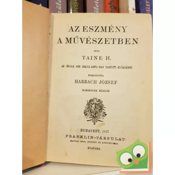 Taine Hippolyt: Az eszmény a művészetben