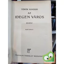 Török Sándor: Az idegen város (első kötet)