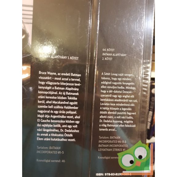 DC: Legendás Batman, Batman Alapítvány l-ll.kötet (62. 64.) (Fóliás)