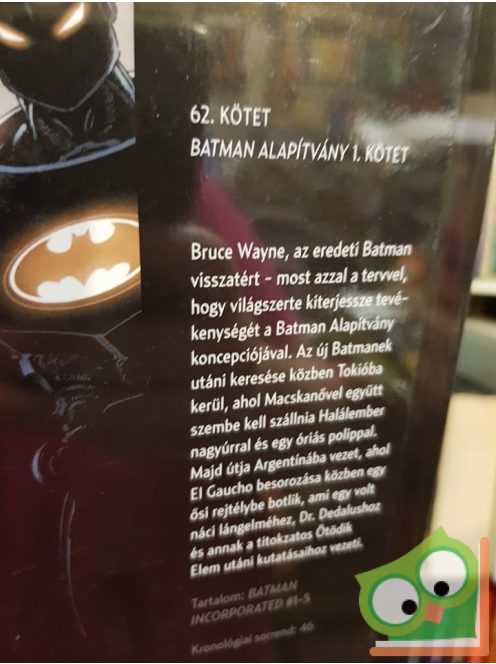 Grant Morrison: Batman Alapítvány I. kötet  (DC 62. kötet)  (Fóliás!)