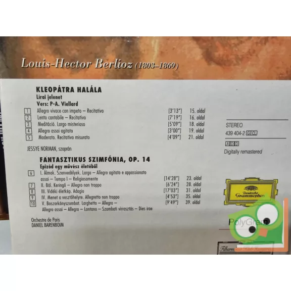 Berlioz- Népszabadság Filharmónia - Klasszikusok sorozata (CD melléklettel)