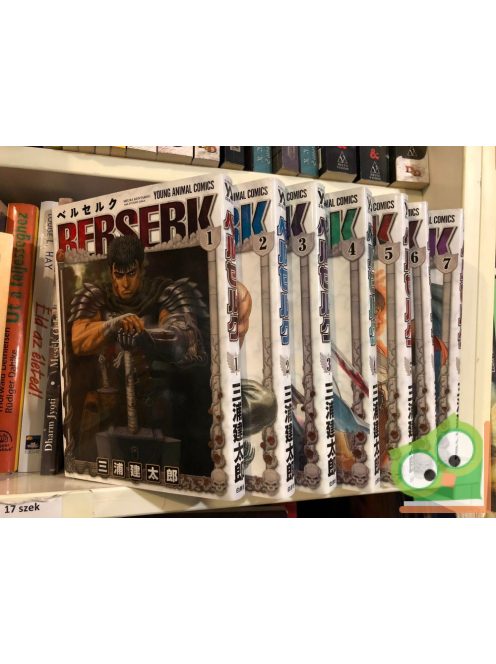 Miura Kentarou: Berserk 1-7 (japán nyelvű manga)