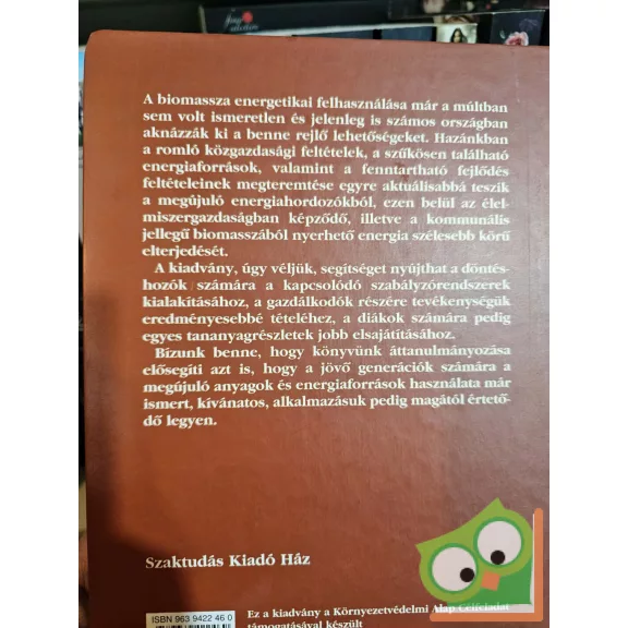 Bai Attila (szerk.): A biomassza felhasználása