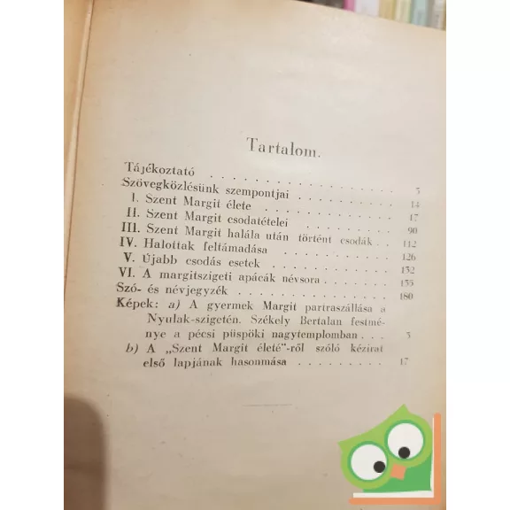 Baros Gyula (szerk.): Boldog Margit legendája
