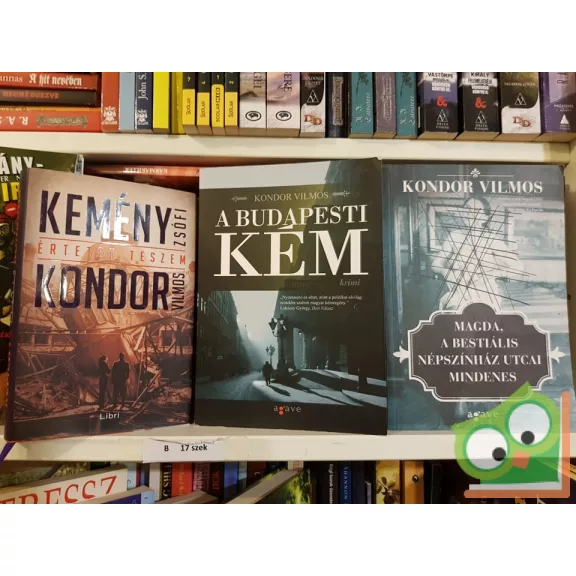 Kondor Vilmos: A budapesti kém (Bűnös Budapest-ciklus 3.)