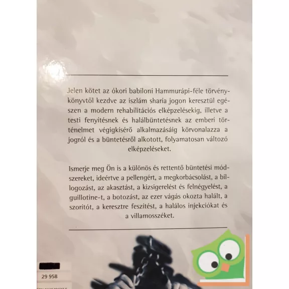 Lewis Lyons: A büntetés története