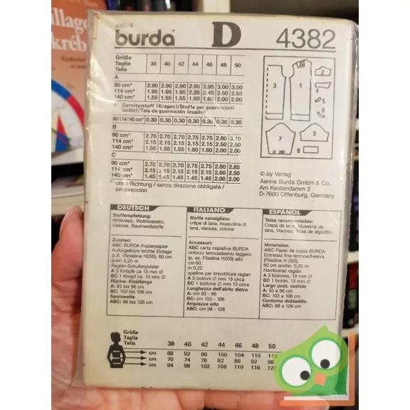 Burda Super Easy szabásmintával (4382)