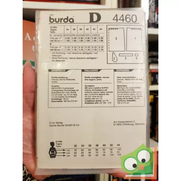 Burda Super Easy szabásmintával (4460)