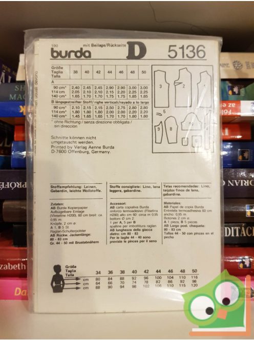 Burda Super Easy szabásmintával (5136)